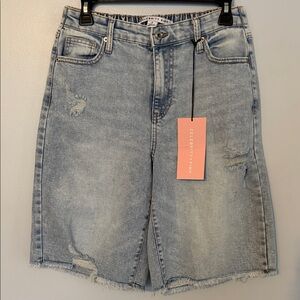 NWT Celebrity Pink Light Blue Distressed Jorts